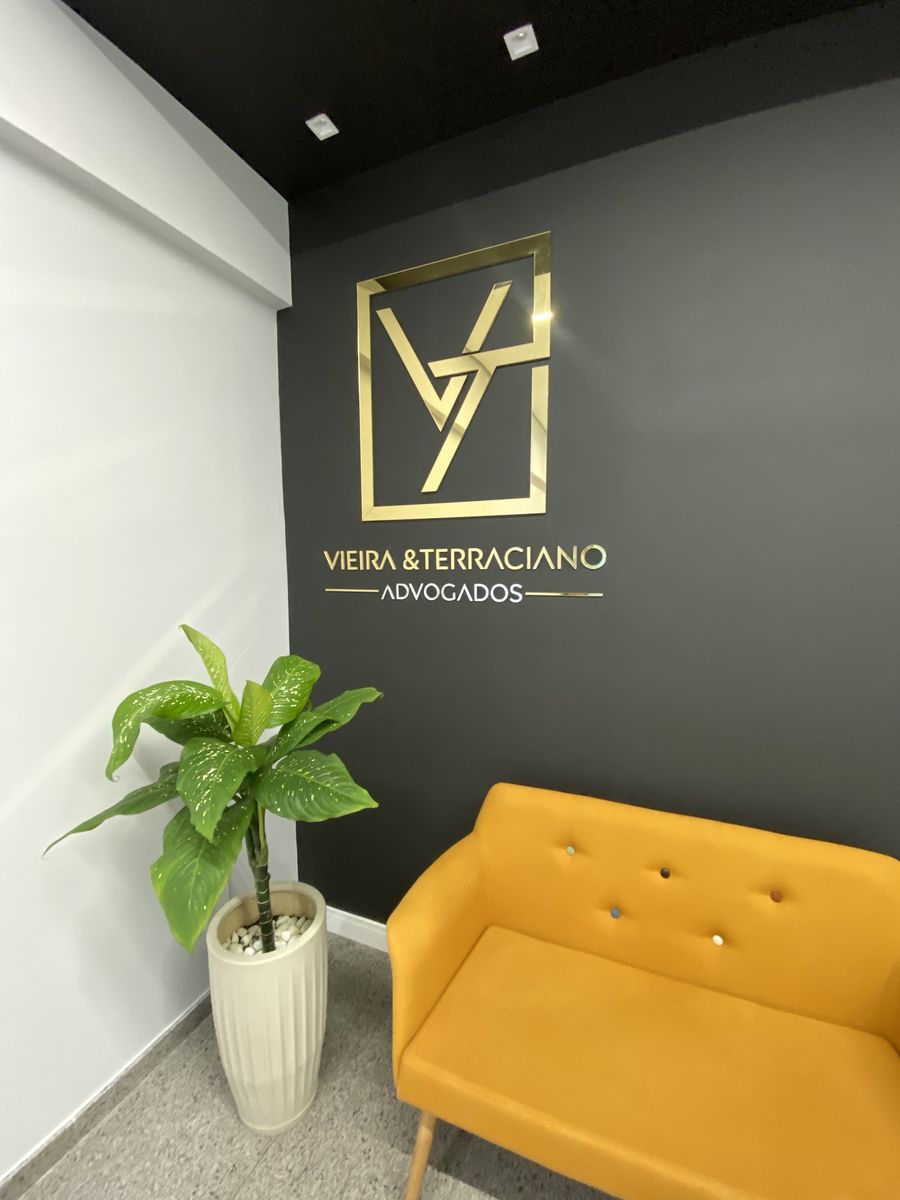 Recepção do escritório Vieira e Terraciano, Centro de Santos
